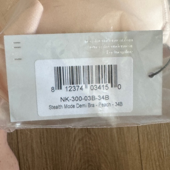 COPY - NWT Negative Underwear Demi Bra 34B - Picture 5 of 5